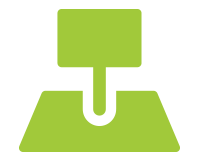 land sign icon